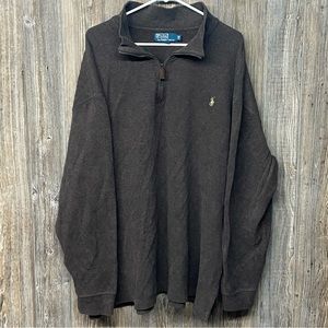 Mens Polo Ralph Lauren 1/4 Zip Sweatshirt 2XB
